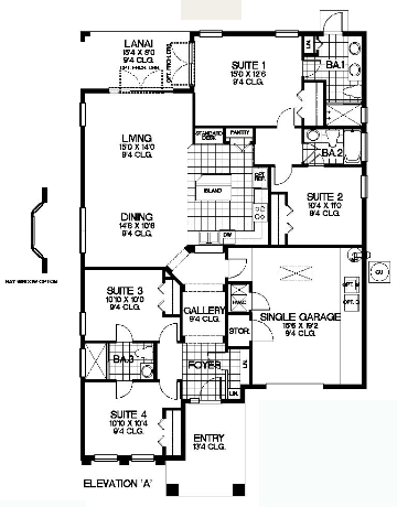 BellaVida Resort: Floor Plans