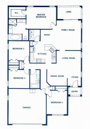 4 Bedroom Floor Plans