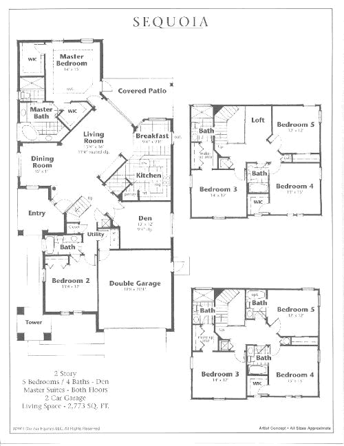 Sequoia Floor Plans