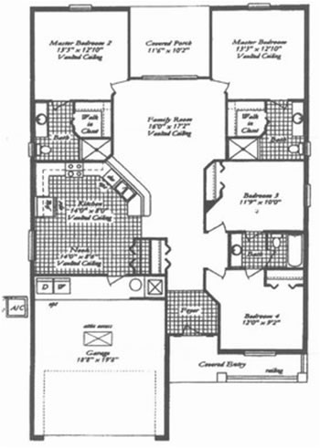 4 Bedroom Floor Plans