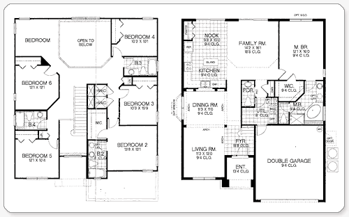 Example 7 Bedroom Villa Floor Plan
