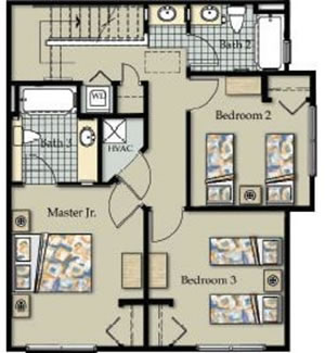 4 Bedroom Floor Plans